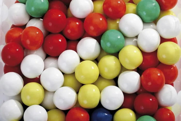 Framed Print : Multicoloured Gumballs Print, Full Frame Framed Print : Multicoloured Gumballs Print, Full Frame