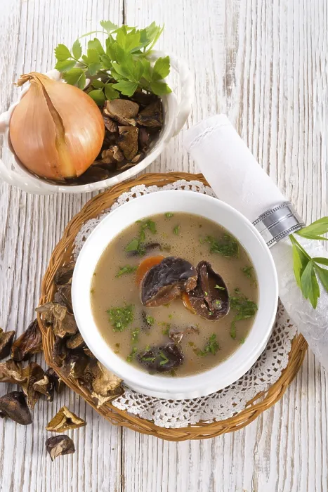 Framed Print : Mushroom Soup Print Framed Print : Mushroom Soup Print
