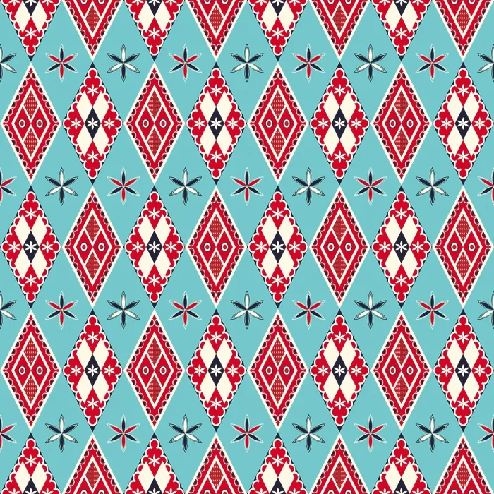 Framed Print : Najdi Style Vector Seamless Pattern Print Framed Print : Najdi Style Vector Seamless Pattern Print