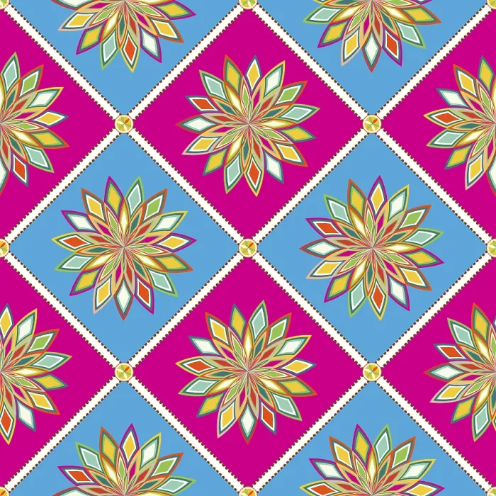 Framed Print : Najdi Style Vector Seamless Pattern Print Framed Print : Najdi Style Vector Seamless Pattern Print