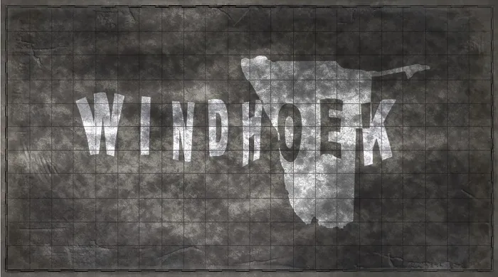 Framed Print : Namibia Windhoek Chalkboard Typography Map Print