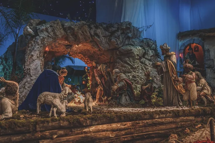 Framed Print : Nativity Scene Print