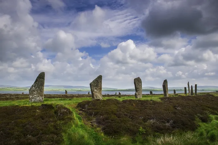 Framed Print : Neolithic Stone Circle Print Framed Print : Neolithic Stone Circle Print