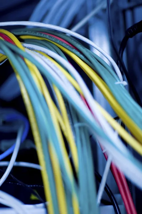 Framed Print : Network Cables Print Framed Print : Network Cables Print