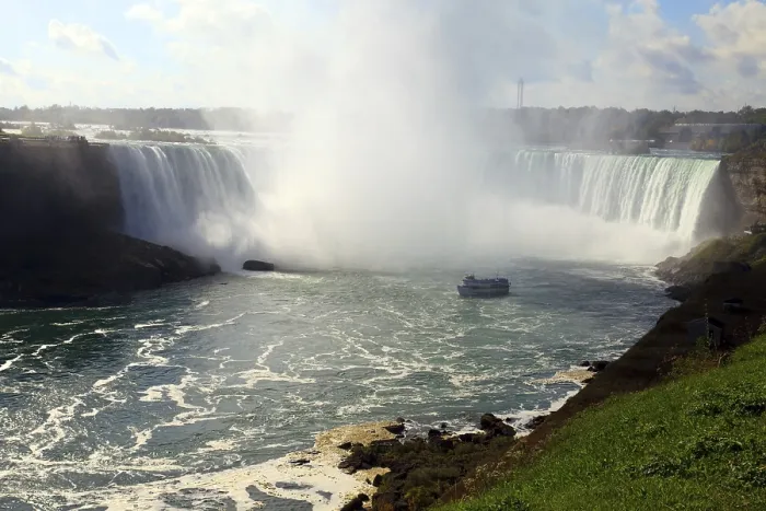 Framed Print : Niagara Falls Print: Horseshoe Falls at Sunset