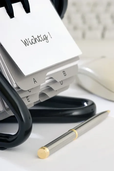 Framed Print : Notepad on Desk Print - Office Organisation Framed Print : Notepad on Desk Print - Office Organisation