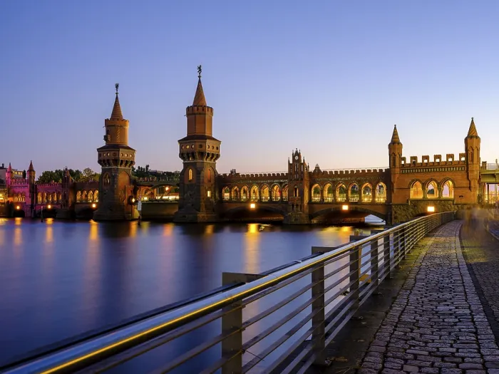 Framed Print : Oberbaum Bridge Print, Berlin Germany Framed Print : Oberbaum Bridge Print, Berlin Germany