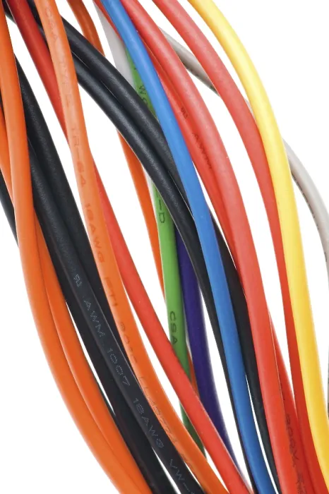 Framed Print : Object on white - tool and colored cable Print Framed Print : Object on white - tool and colored cable Print