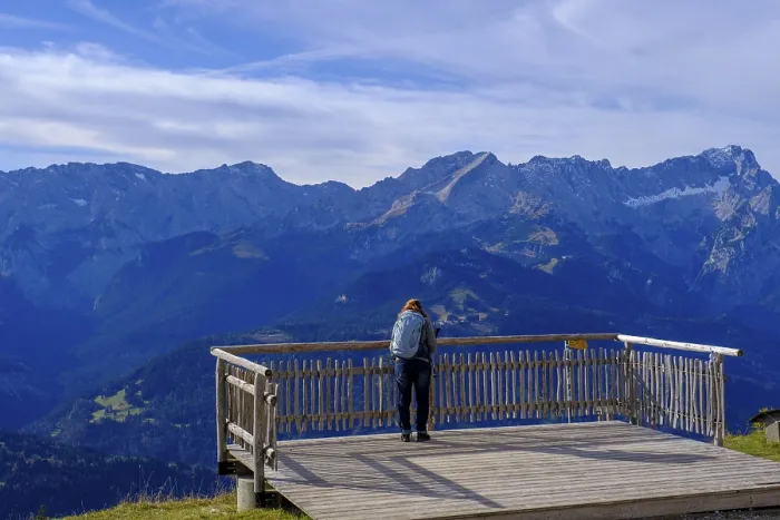 Framed Print : Observation Platform Print, Wank Mountain Station, Germany Framed Print : Observation Platform Print, Wank Mountain Station, Germany