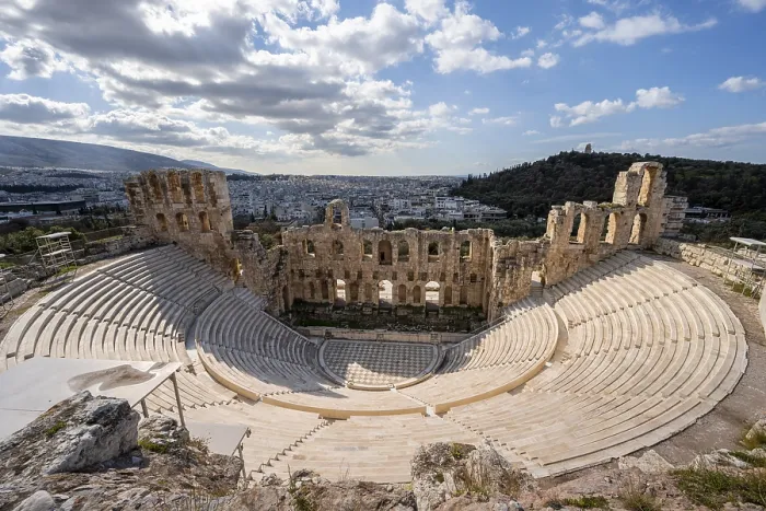 Framed Print : Odeon of Herodes Atticus Print, Athens, Greece Framed Print : Odeon of Herodes Atticus Print, Athens, Greece