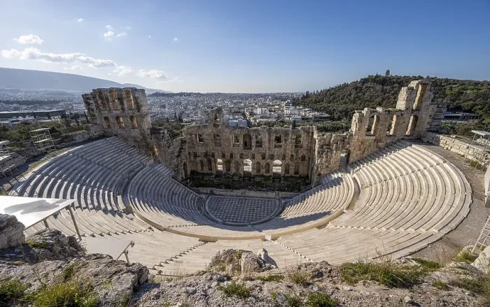 Framed Print : Print of Odeon of Herodes Atticus, Athens, Greece Framed Print : Print of Odeon of Herodes Atticus, Athens, Greece