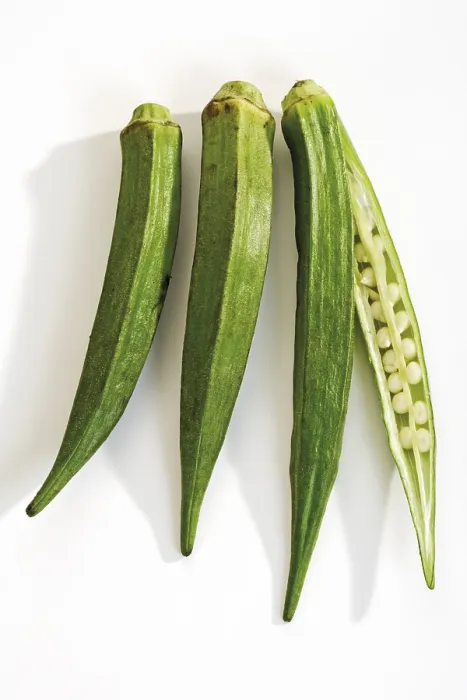 Framed Print : Okra Print from imageBROKER Framed Print : Okra Print from imageBROKER