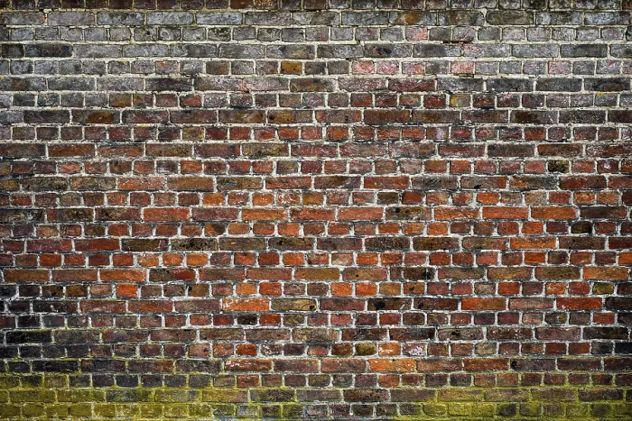 Framed Print : Old Brick Wall Texture Print - Rustic Background