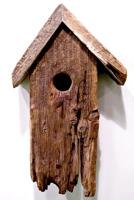 Framed Print : Old Nesting Box Print on Wooden Wall Framed Print : Old Nesting Box Print on Wooden Wall