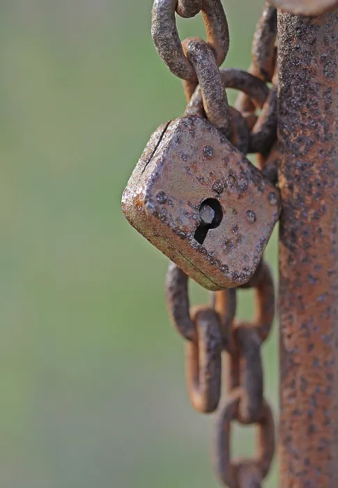 Framed Print : Rusty Padlock Print Framed Print : Rusty Padlock Print