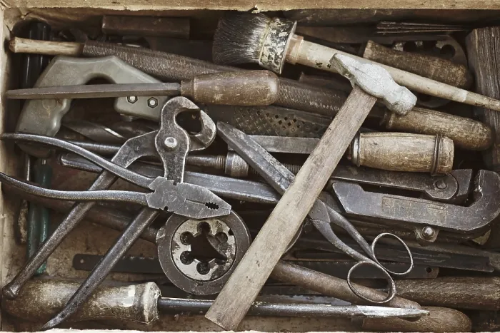 Framed Print : Vintage Hand Tools Print Framed Print : Vintage Hand Tools Print