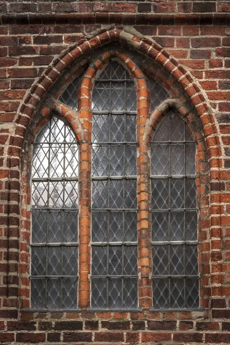 Framed Print : Gothic Style Old Windows Print Framed Print : Gothic Style Old Windows Print