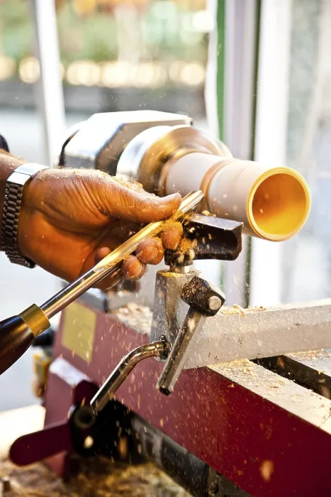 Framed Print : Old Worker Hands at Lathe Print Framed Print : Old Worker Hands at Lathe Print