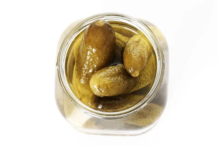 Framed Print : Open Jar with Pickles Print Framed Print : Open Jar with Pickles Print