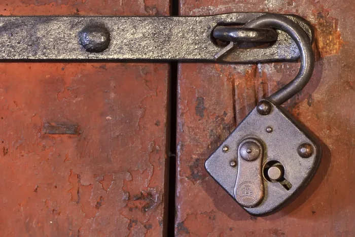 Framed Print : Old Padlock Print Framed Print : Old Padlock Print