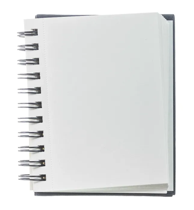 Framed Print : Opened Blank Notepad Print on White Framed Print : Opened Blank Notepad Print on White