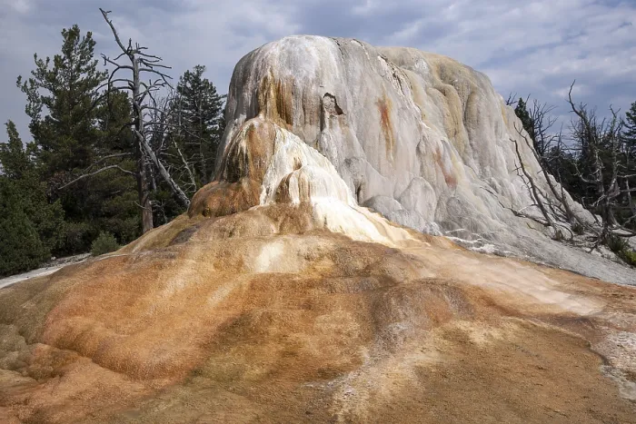 Framed Print : Mammoth Hot Springs Upper Terraces Print