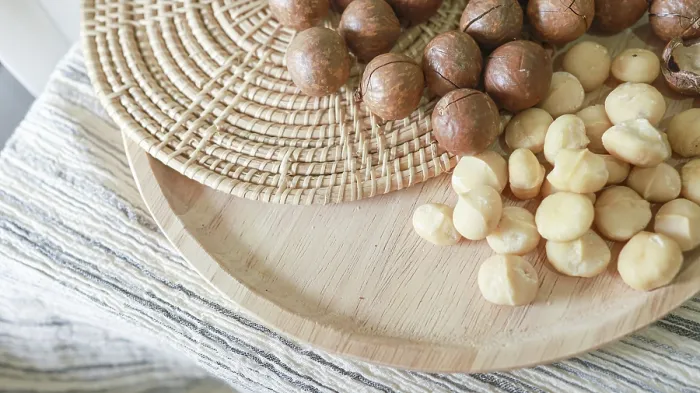 Framed Print : Organic Macadamia Nut Print Framed Print : Organic Macadamia Nut Print
