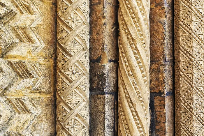 Framed Print : Ornate Columns Print, Lincoln Cathedral Medieval Stonework Framed Print : Ornate Columns Print, Lincoln Cathedral Medieval Stonework