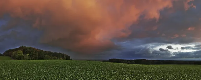 Framed Print : Panorama Print of Storm Clouds at Sunset Framed Print : Panorama Print of Storm Clouds at Sunset