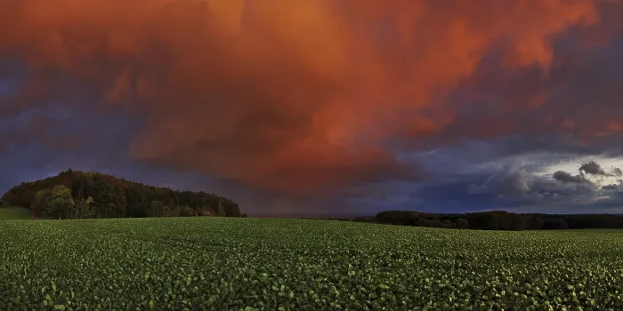 Framed Print : Panorama of storm clouds in sunset Print Framed Print : Panorama of storm clouds in sunset Print