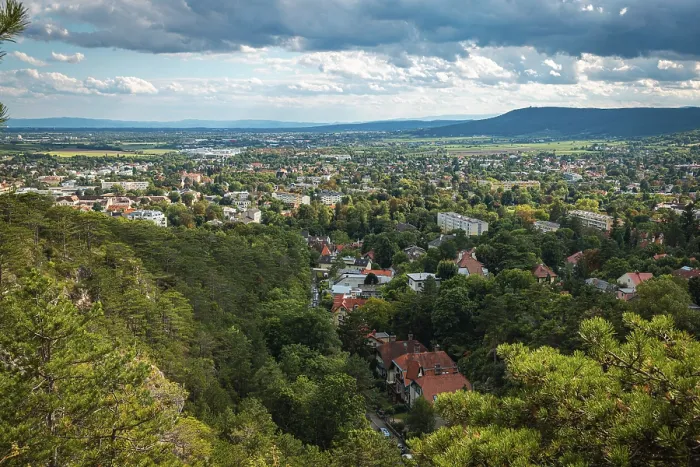 Framed Print : Panoramic view of Baden, Austria Print Framed Print : Panoramic view of Baden, Austria Print