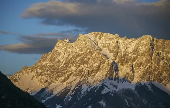 Framed Print : Panoramic View from the Fernpass Print, Zugspitze, Austria