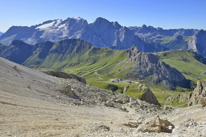 Framed Print : Marmolada Panoramic Print Framed Print : Marmolada Panoramic Print