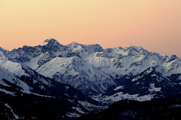 Framed Print : Panoramic Print of Allgaeu Alps, Tyrol, Austria Framed Print : Panoramic Print of Allgaeu Alps, Tyrol, Austria