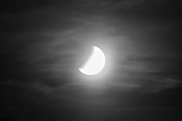 Framed Print : Partial Lunar Eclipse Print, Stuttgart, Germany, 16.07.2019 Framed Print : Partial Lunar Eclipse Print, Stuttgart, Germany, 16.07.2019