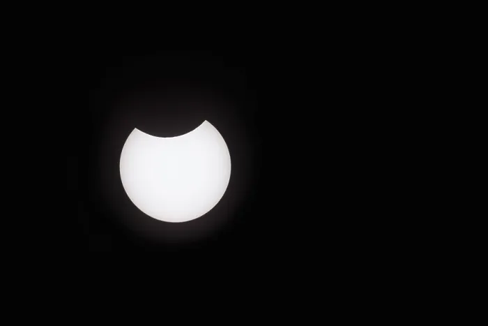 Framed Print : Partial Solar Eclipse Print, 10.06.2021 Framed Print : Partial Solar Eclipse Print, 10.06.2021