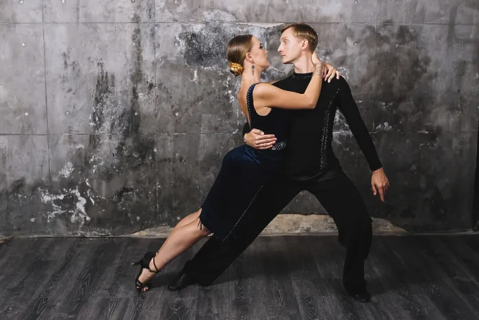 Framed Print : Partners Looking Each Other During Dance Print Framed Print : Partners Looking Each Other During Dance Print