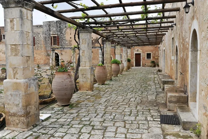 Framed Print : Arkadi Monastery Print, Crete, Greece Framed Print : Arkadi Monastery Print, Crete, Greece