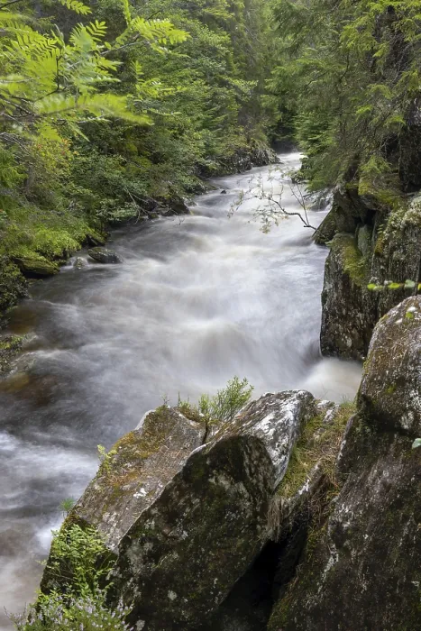Framed Print : Pattack Falls and rapids Print, Laggan, Scotland Framed Print : Pattack Falls and rapids Print, Laggan, Scotland