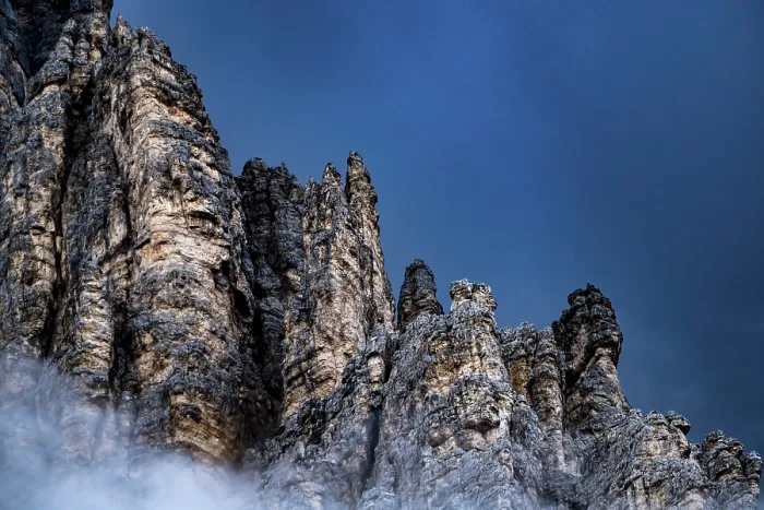 Framed Print : Peak of Monte Pelmo with clouds Print, Dolomites Italy Framed Print : Peak of Monte Pelmo with clouds Print, Dolomites Italy