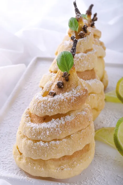 Framed Print : PEAR in Pastry Print Framed Print : PEAR in Pastry Print