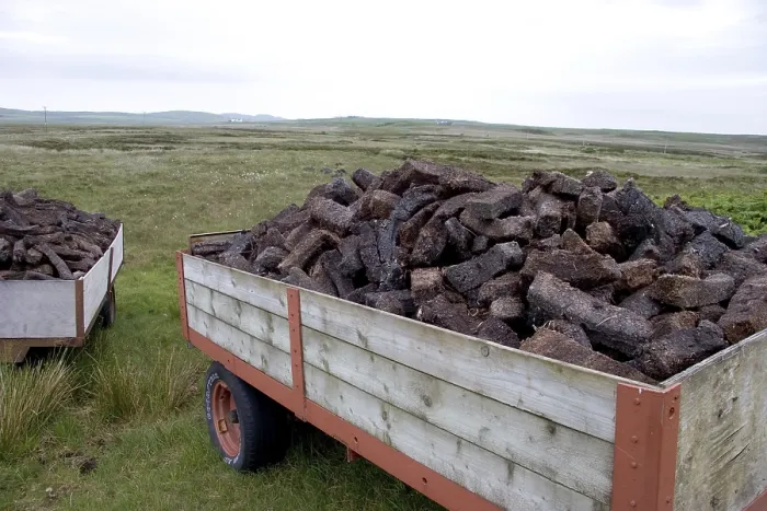 Framed Print : Peat Harvest Print, Isle of Islay Framed Print : Peat Harvest Print, Isle of Islay