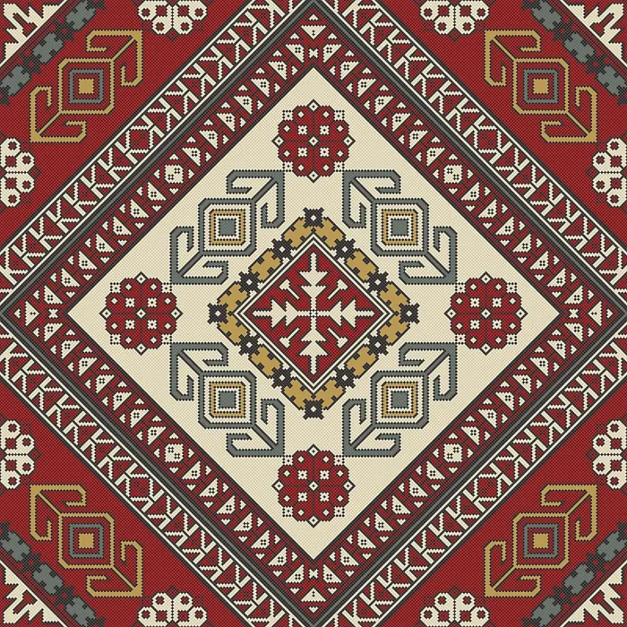 Framed Print : Persian Seamless Pattern Print Design Framed Print : Persian Seamless Pattern Print Design