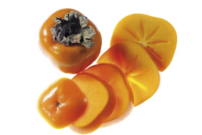 Framed Print : Persimmon Print: Whole and Sliced Fruits Framed Print : Persimmon Print: Whole and Sliced Fruits