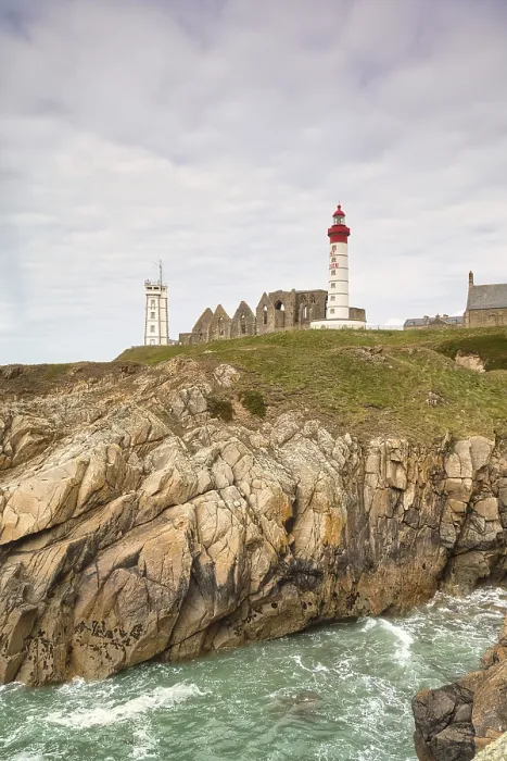 Framed Print : Phare de Saint-Mathieu Lighthouse Print, Brittany, France Framed Print : Phare de Saint-Mathieu Lighthouse Print, Brittany, France