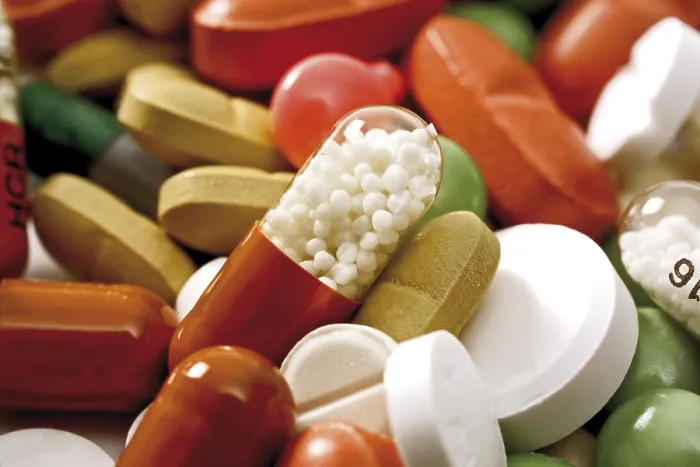 Framed Print : Pills in Full Frame Print Framed Print : Pills in Full Frame Print