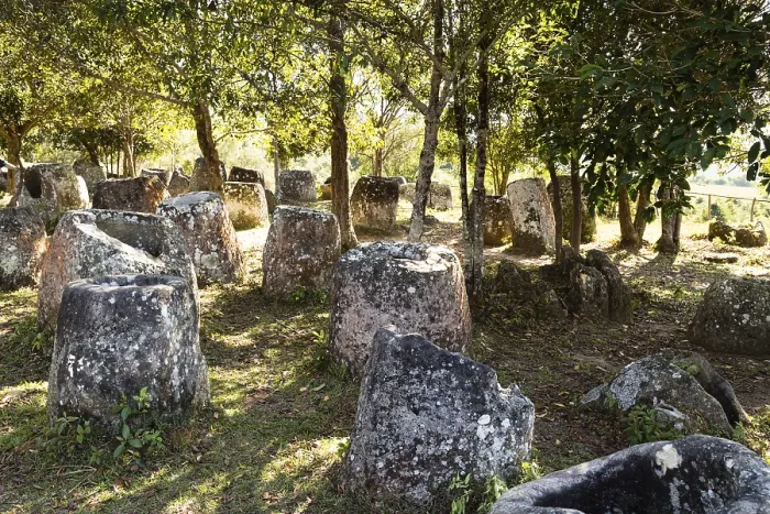 Framed Print : Plain of Jars Site 3 Print, Phonsavanh, Laos Framed Print : Plain of Jars Site 3 Print, Phonsavanh, Laos