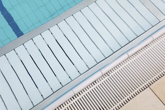 Framed Print : Poolside Poolside Print by [Artist Name]
