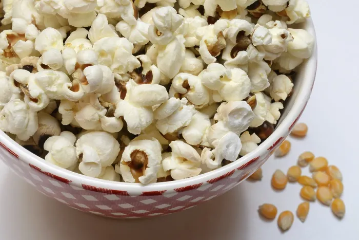 Framed Print : Popcorn Print: Popped Kernels and Shells Framed Print : Popcorn Print: Popped Kernels and Shells