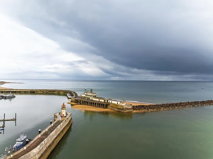 Framed Print : Ramsgate Port Print from a Drone Framed Print : Ramsgate Port Print from a Drone